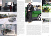 James Bond in the Aston Martin Vanquish