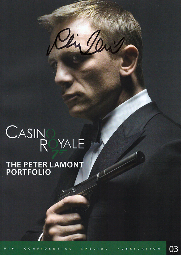 Casino Royale sign James Bond magazine