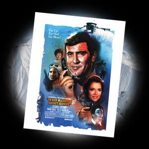 James Bond O.H.M.S.S. lithograph