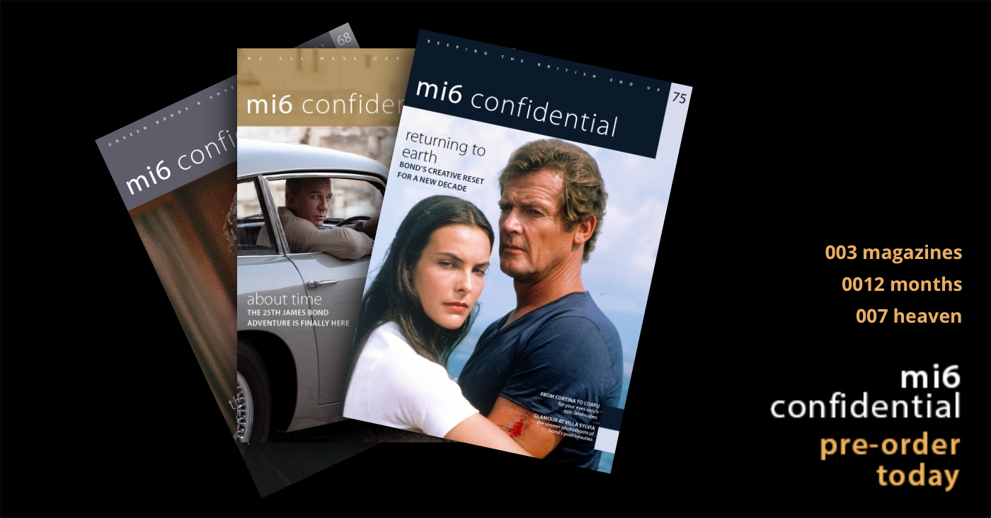 Pre-order 2025 James Bond magazines today